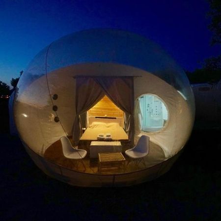 Hotel Bubble Tent Nea Moudania Exteriér fotografie