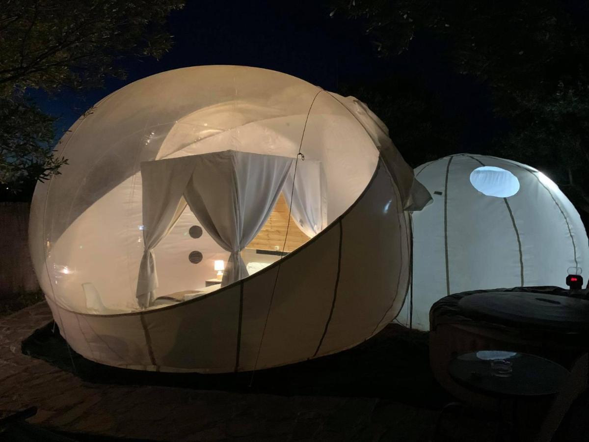 Hotel Bubble Tent Nea Moudania Exteriér fotografie