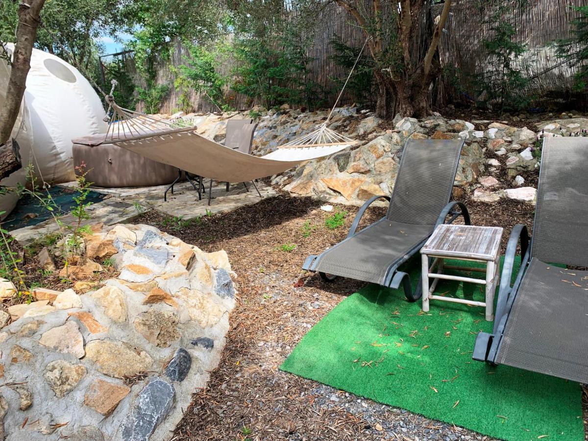 Hotel Bubble Tent Nea Moudania Exteriér fotografie