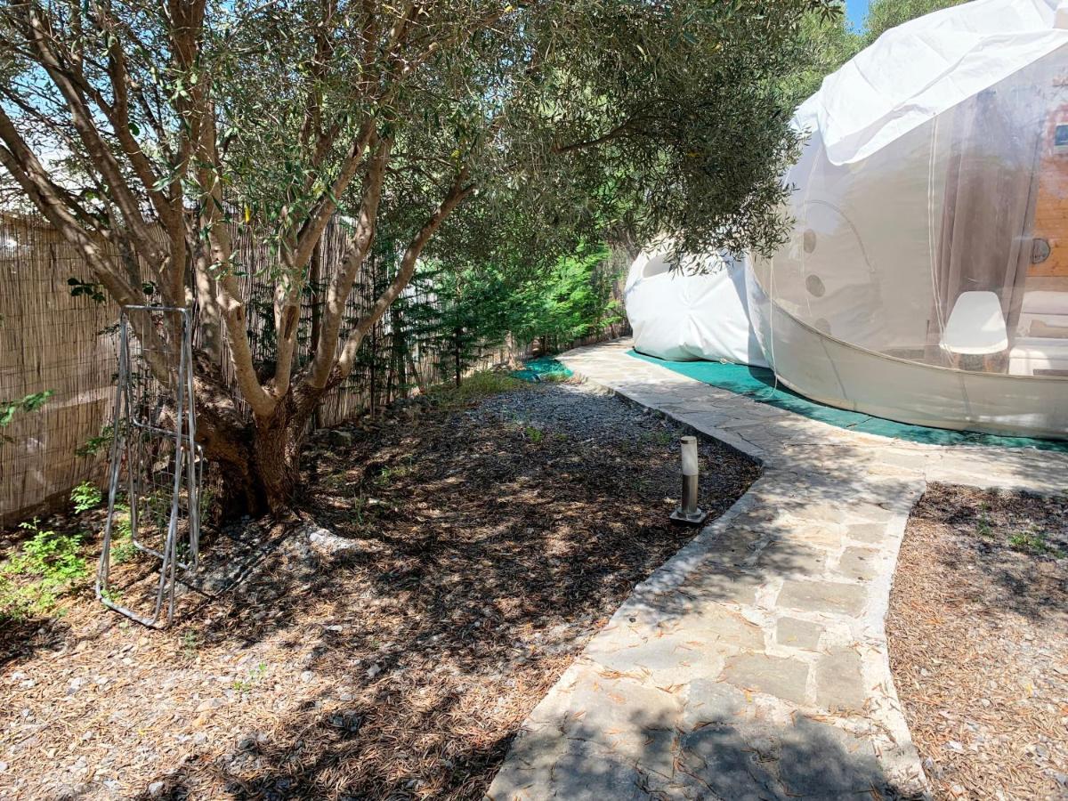 Hotel Bubble Tent Nea Moudania Exteriér fotografie