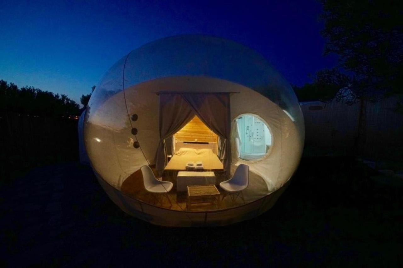 Hotel Bubble Tent Nea Moudania Exteriér fotografie