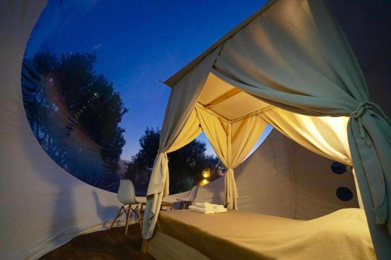 Hotel Bubble Tent Nea Moudania Exteriér fotografie