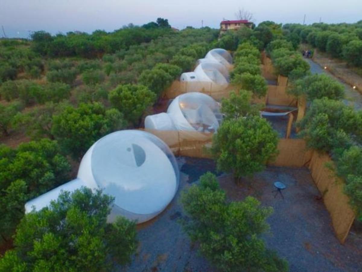 Hotel Bubble Tent Nea Moudania Exteriér fotografie