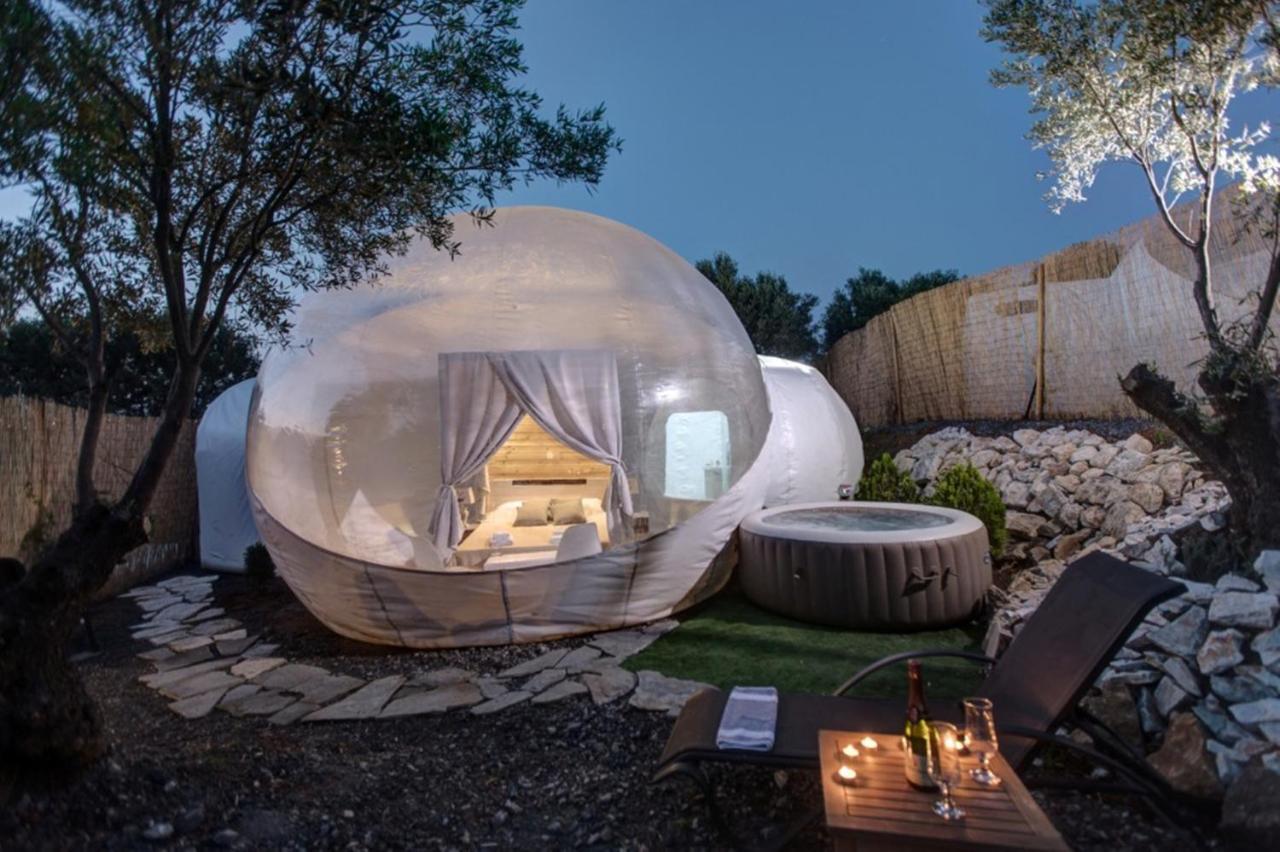 Hotel Bubble Tent Nea Moudania Exteriér fotografie