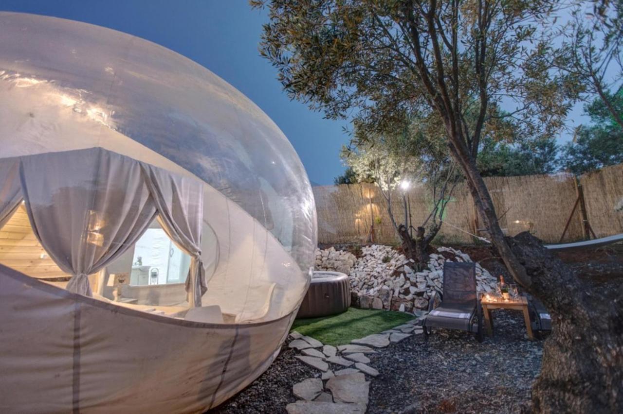 Hotel Bubble Tent Nea Moudania Exteriér fotografie