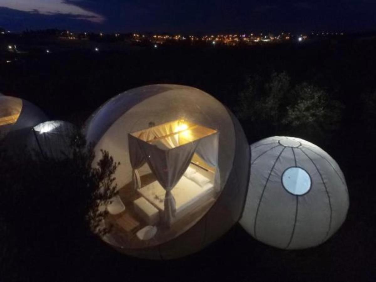 Hotel Bubble Tent Nea Moudania Exteriér fotografie