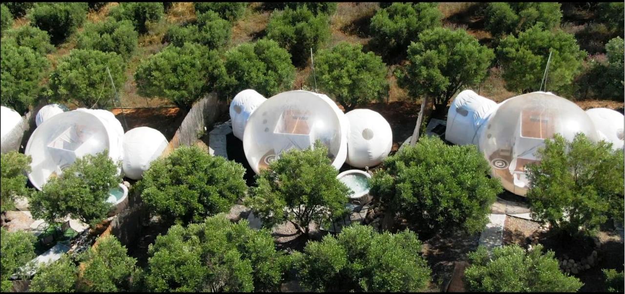 Hotel Bubble Tent Nea Moudania Exteriér fotografie