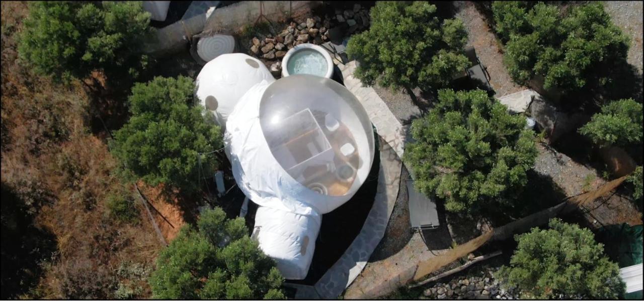 Hotel Bubble Tent Nea Moudania Exteriér fotografie